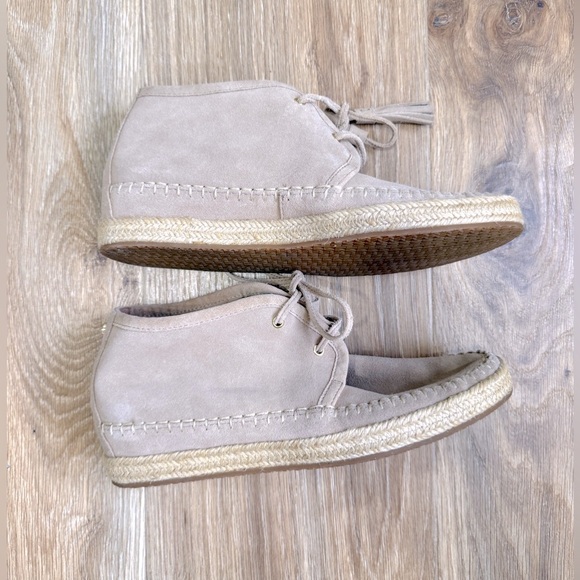 MICHAEL MICHAEL KORS KENDRICK LACEUP WEDGE MOCCASIN STYLE BOOTIE SIZE 10 LNC - Picture 6 of 9